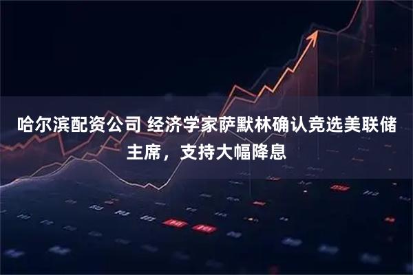 哈尔滨配资公司 经济学家萨默林确认竞选美联储主席，支持大幅降息